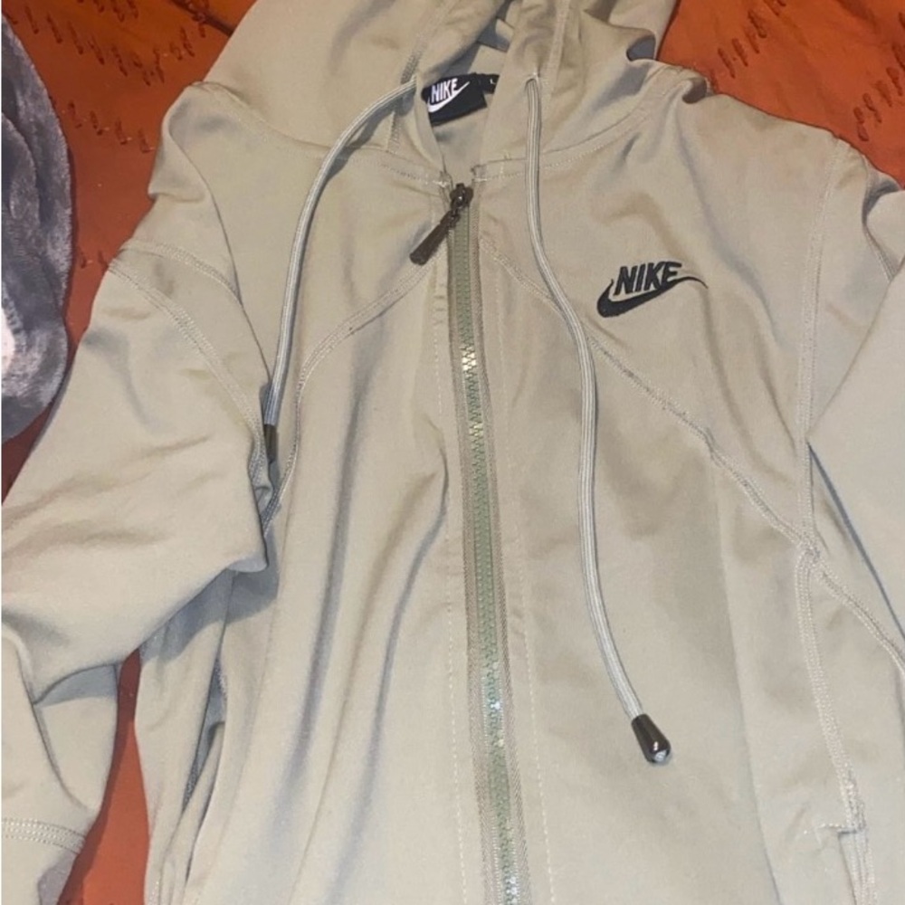 Nike Light Tan Full-Zip Hoodie